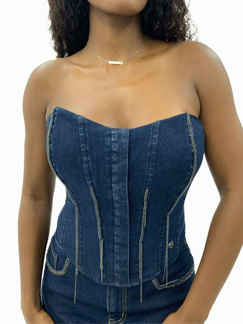 Chain Link Bustier